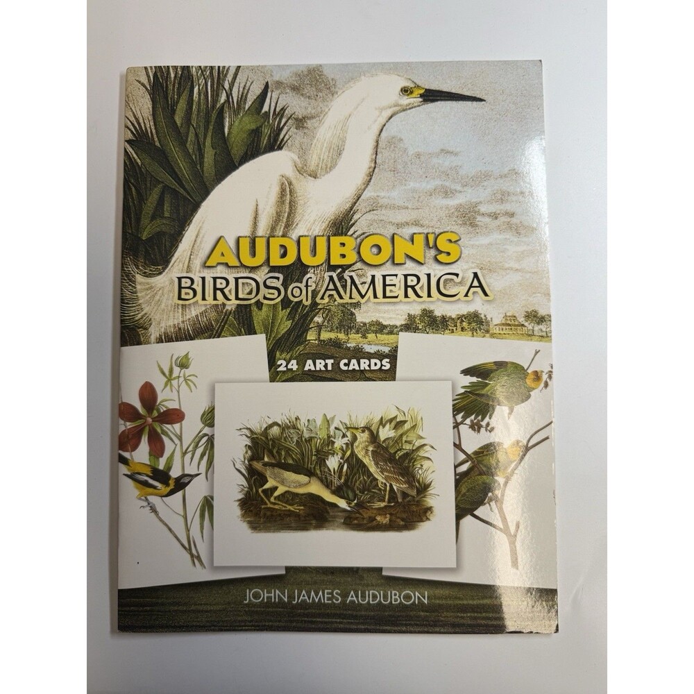 Vintage 1987 Audubon’s Birds Of America 24 Art Cards Booklet New